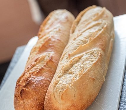 Baguette Bread Eat Bakery Food