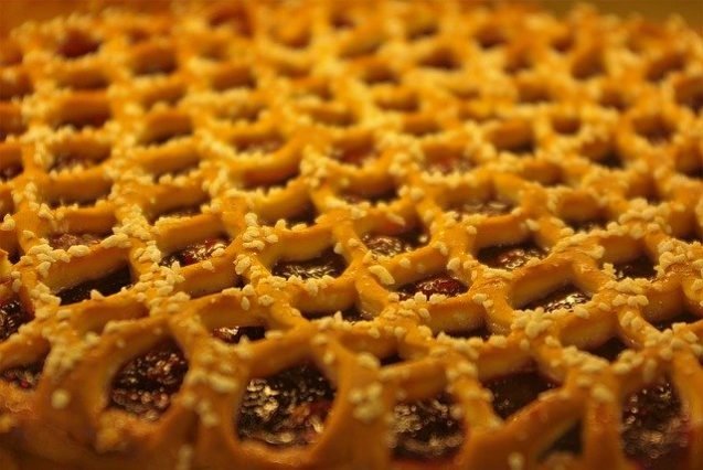 Cake Cherry Pie Tray Pastries